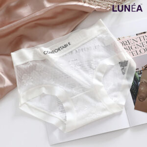 LUNEA Premium Lace Underwear White